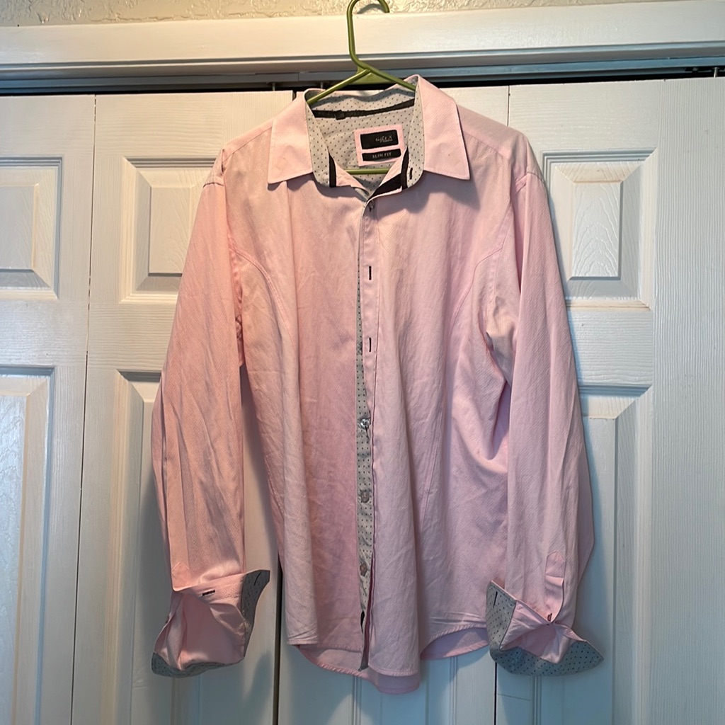 Pink Long Sleeve Eight X Premium Dress Shirt